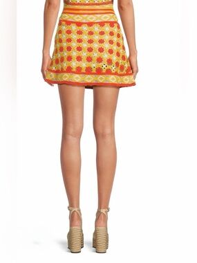 Chelsea & Violet Blossom Crochet Mini Coordinating Skirt